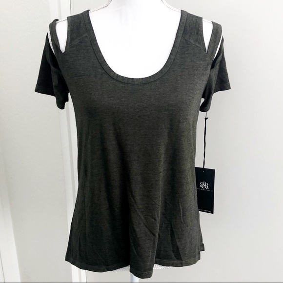 Rock & Republic Tops - Rock and Republic 🆕 NWT cutout t-shirt